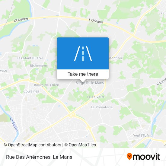 Rue Des Anémones map