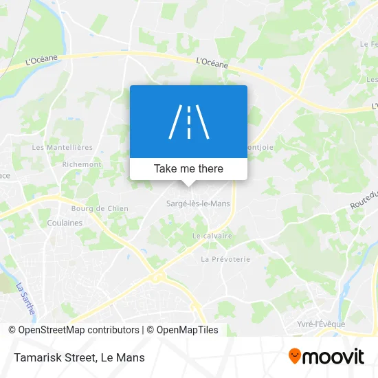 Rue Des Tamaris map