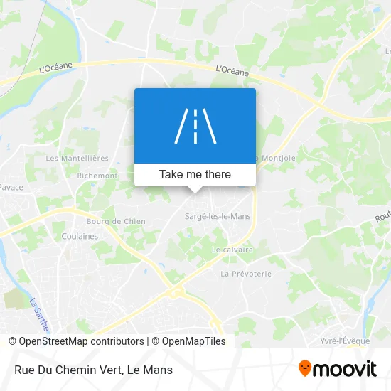 Rue Du Chemin Vert map