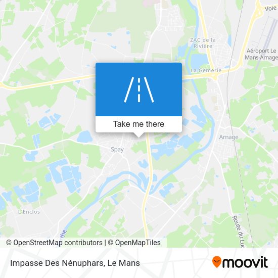 Impasse Des Nénuphars map