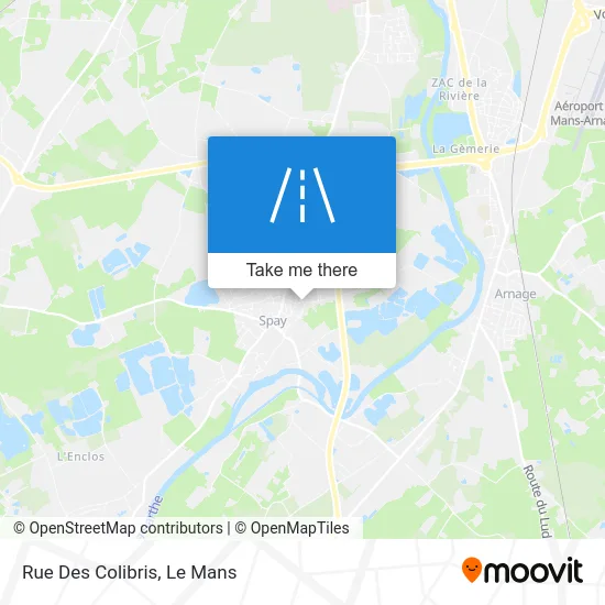 Rue Des Colibris map