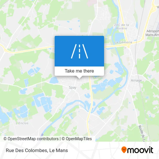 Rue Des Colombes map