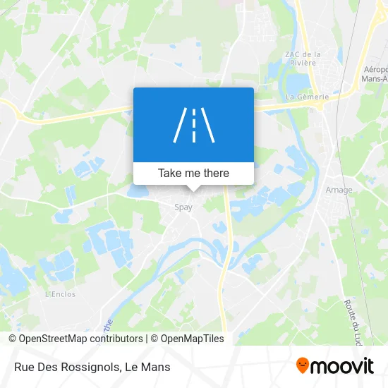 Rue Des Rossignols map