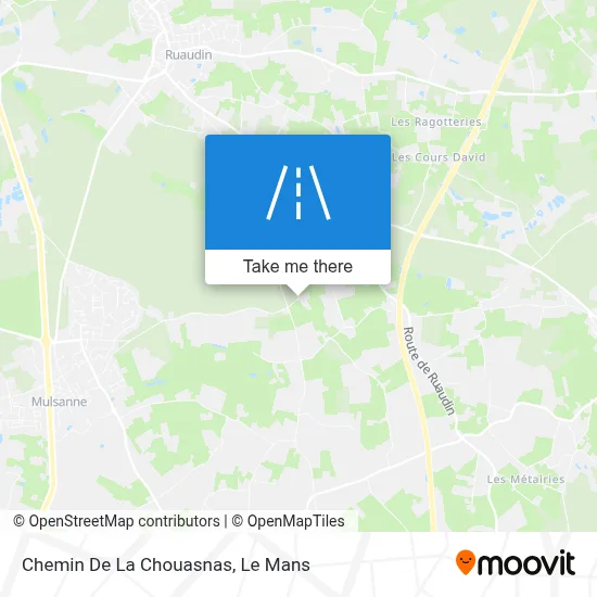 Chemin De La Chouasnas map
