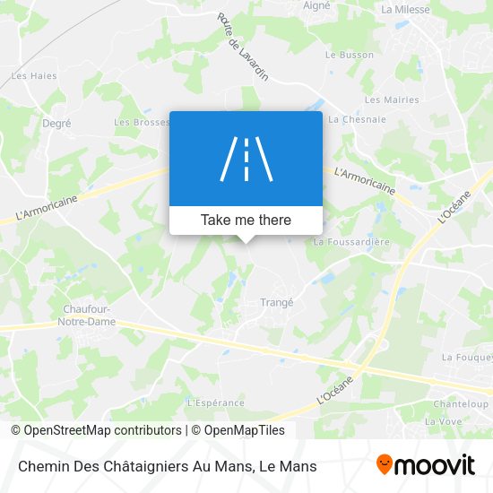 Chemin Des Châtaigniers Au Mans map
