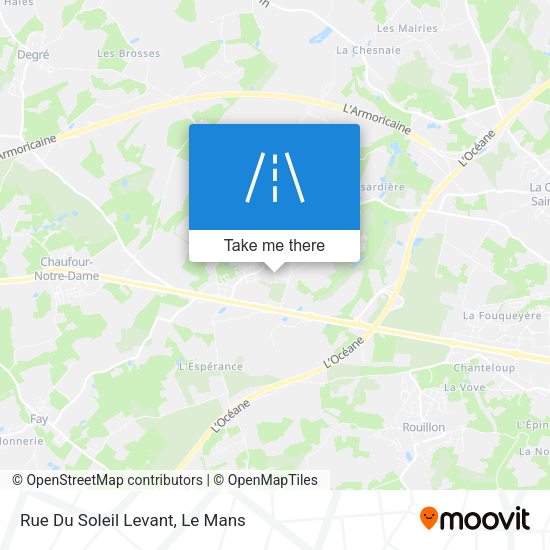 Rue Du Soleil Levant map