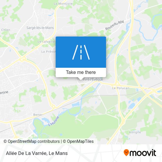 Allée De La Varrée map