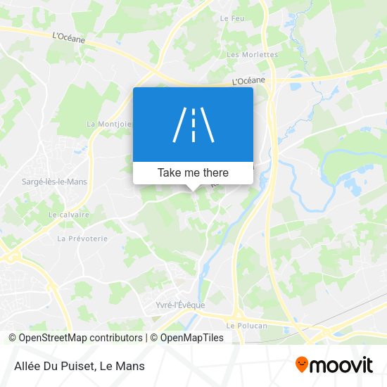 Allée Du Puiset map