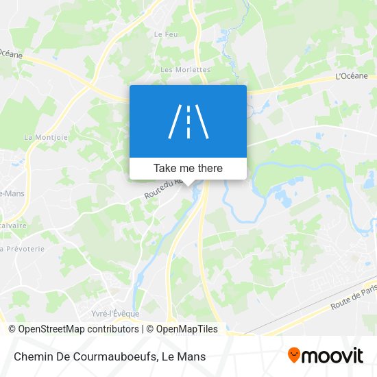 Chemin De Courmauboeufs map