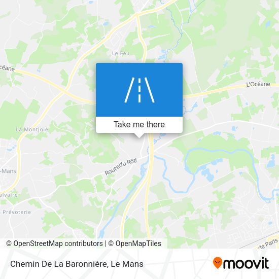 Chemin De La Baronnière map