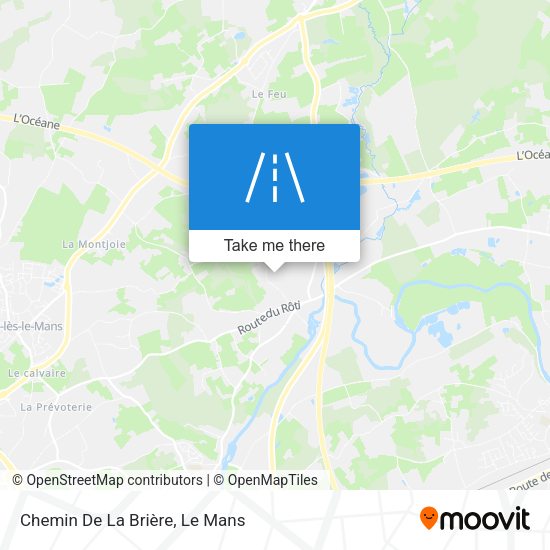 Chemin De La Brière map