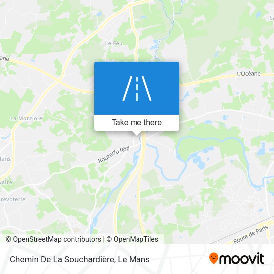 Chemin De La Souchardière map