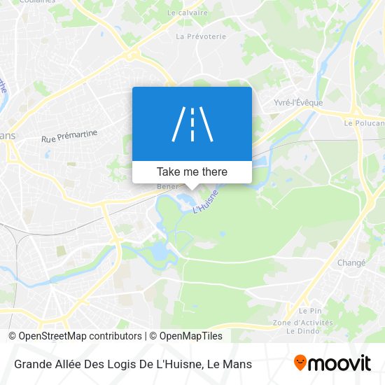 Grande Allée Des Logis De L'Huisne map
