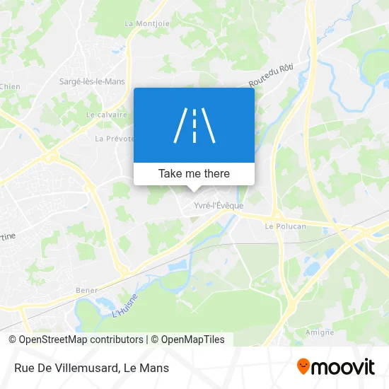 Rue De Villemusard map