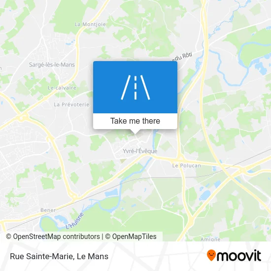 Rue Sainte-Marie map