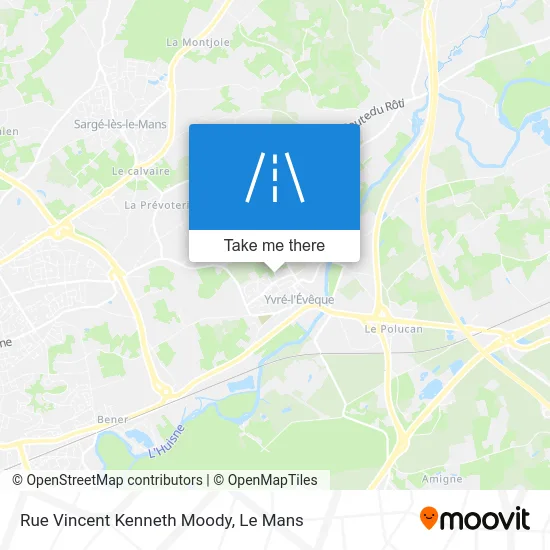 Rue Vincent Kenneth Moody map