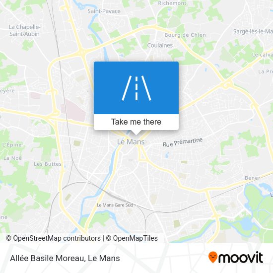 Allée Basile Moreau map