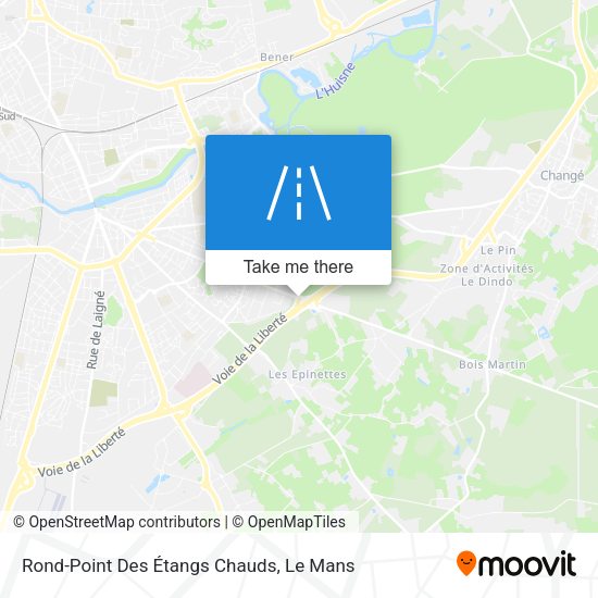 Rond-Point Des Étangs Chauds map