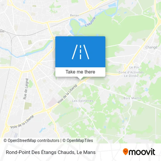 Rond-Point Des Étangs Chauds map