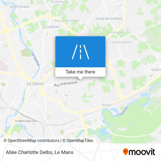Allée Charlotte Delbo map