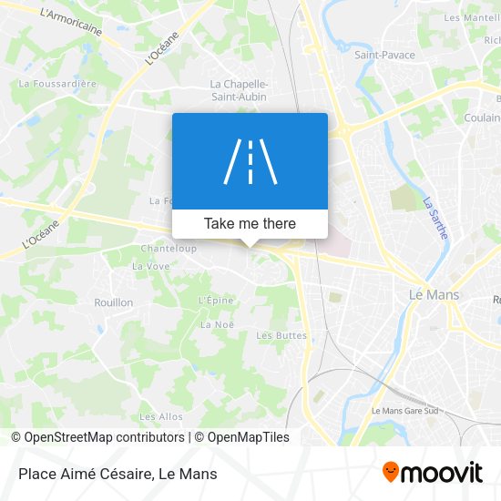 Place Aimé Césaire map