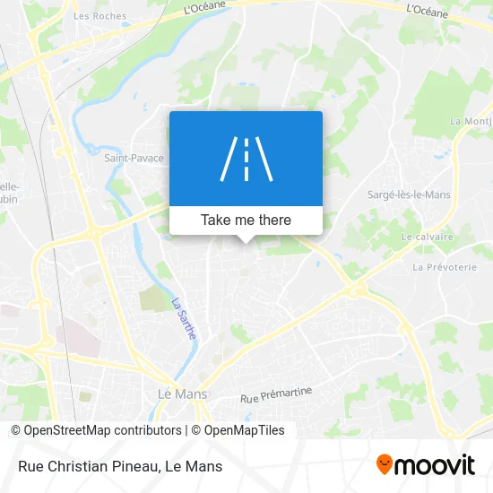 Rue Christian Pineau map