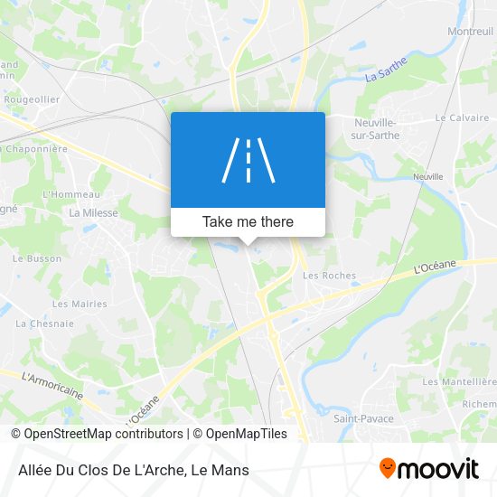 Allée Du Clos De L'Arche map