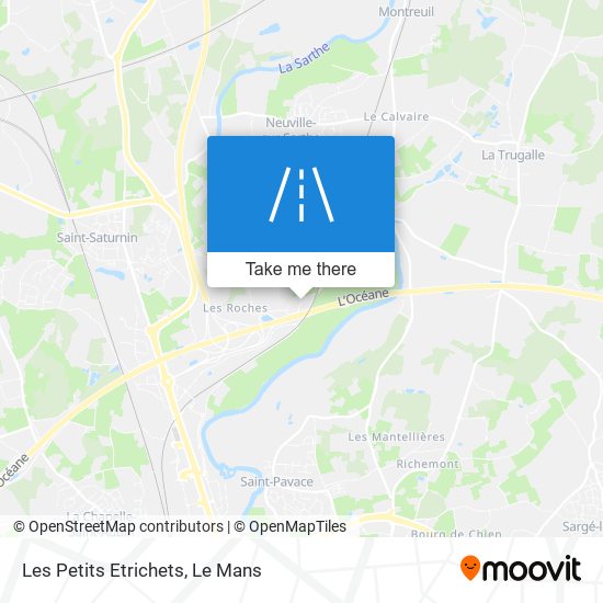 Les Petits Etrichets map