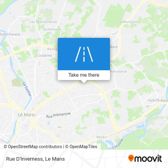 Rue D'Inverness map