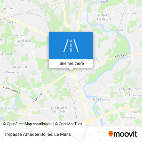 Impasse Amédée Bollée map