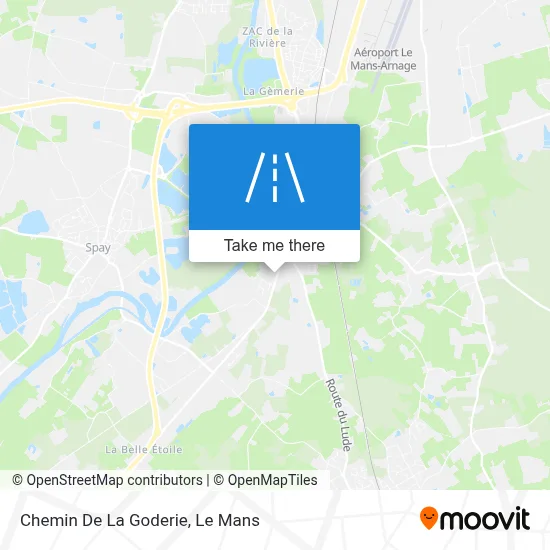 Chemin De La Goderie map