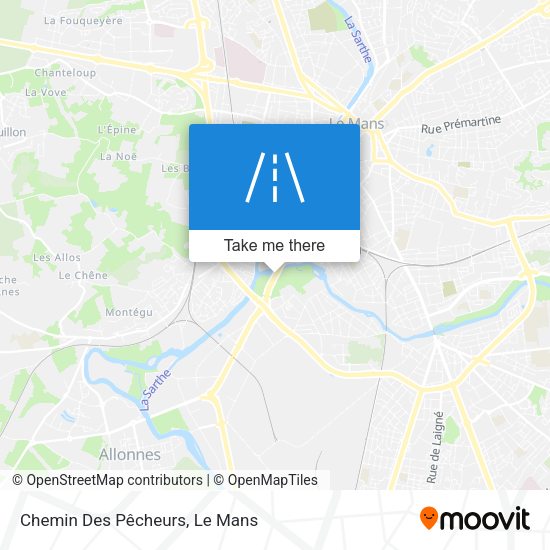 Chemin Des Pêcheurs map