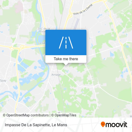Impasse De La Sapinette map