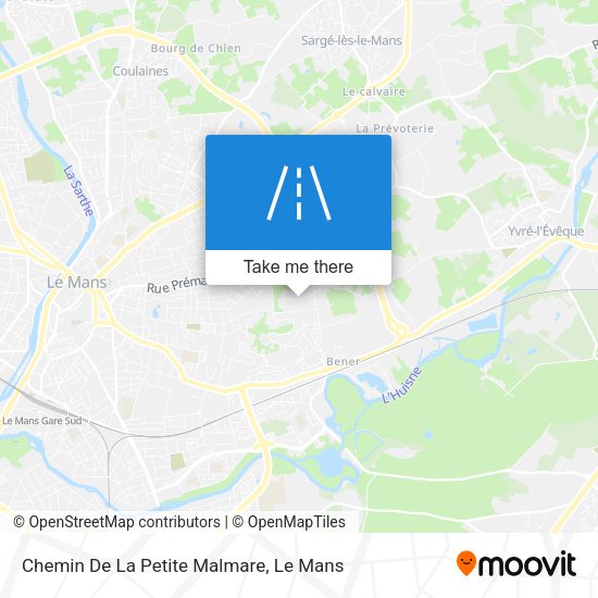 Chemin De La Petite Malmare map