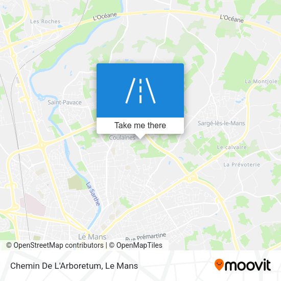 Chemin De L'Arboretum map