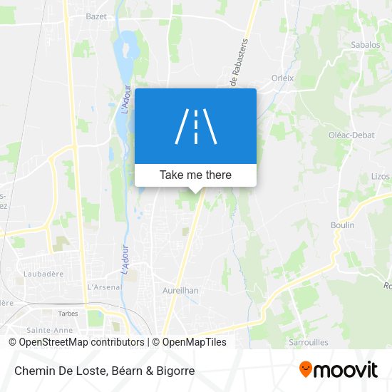 Chemin De Loste map