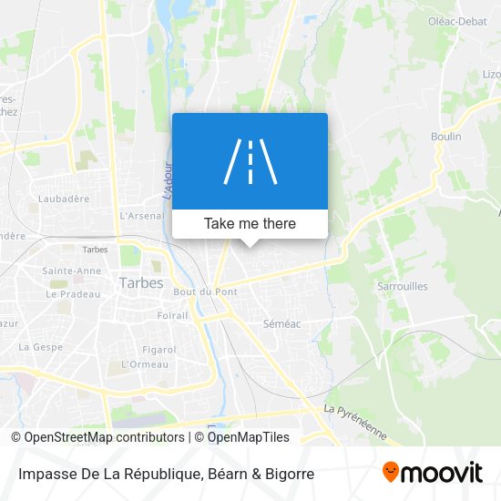 Impasse De La République map