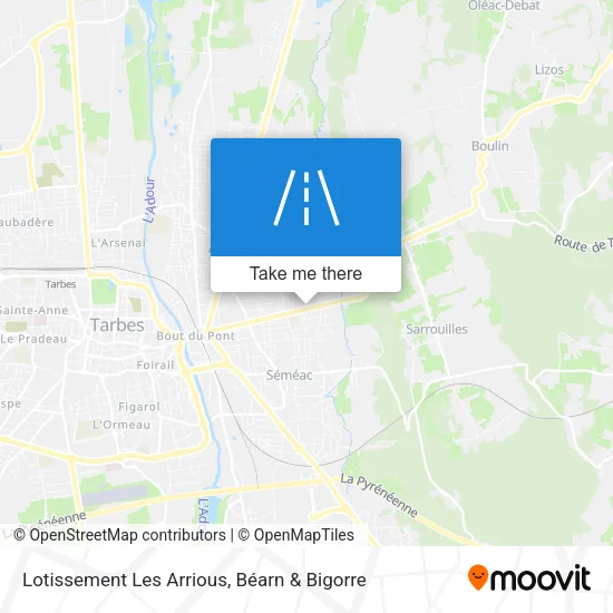 Lotissement Les Arrious map