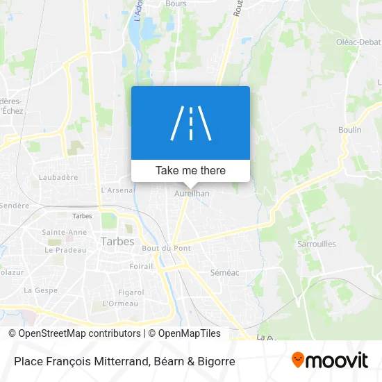 Place François Mitterrand map