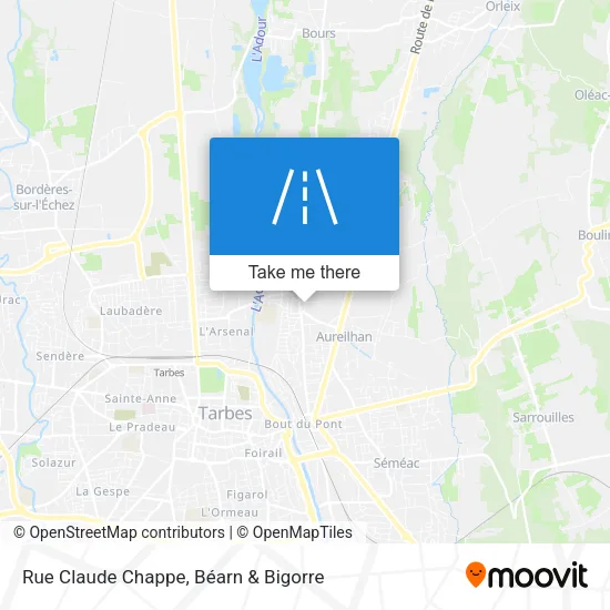 Rue Claude Chappe map