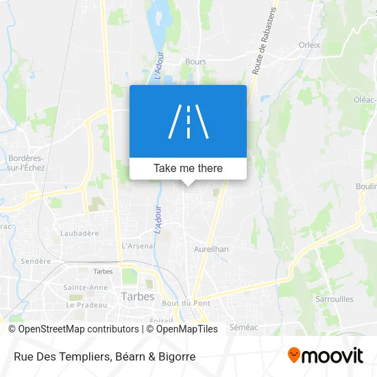 Rue Des Templiers map