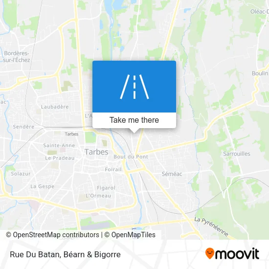 Rue Du Batan map
