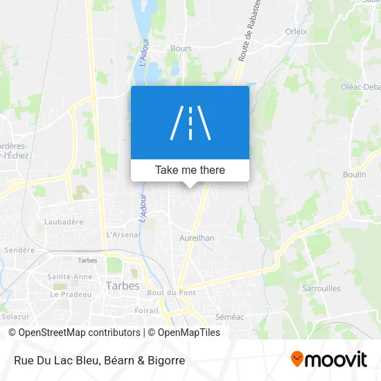 Rue Du Lac Bleu map