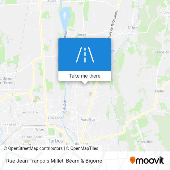 Rue Jean-François Millet map