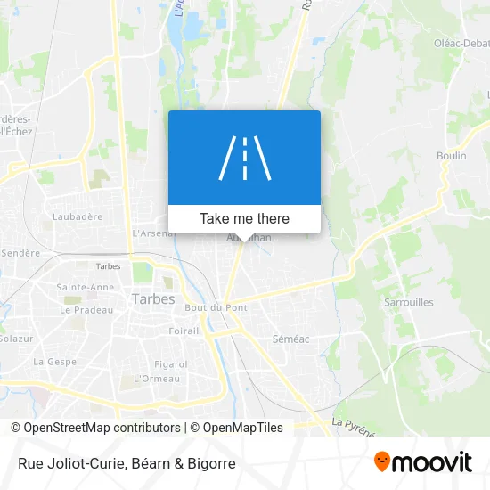 Rue Joliot-Curie map