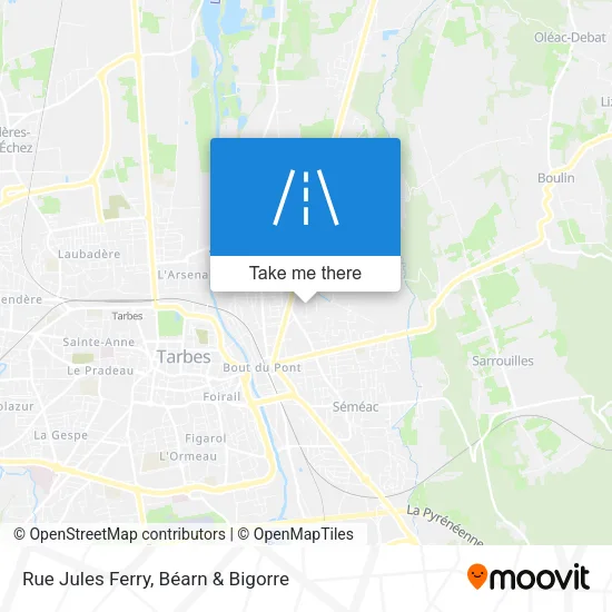 Rue Jules Ferry map