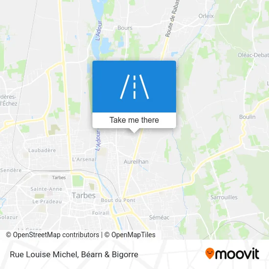 Rue Louise Michel map