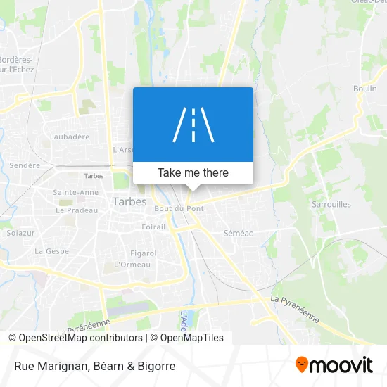 Rue Marignan map