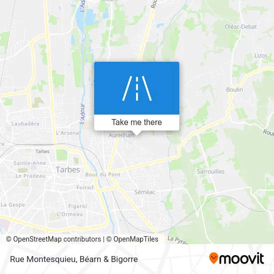 Rue Montesquieu map