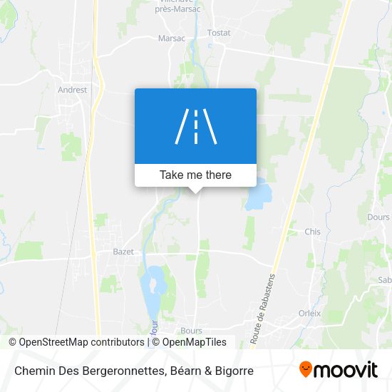Chemin Des Bergeronnettes map